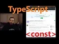 Whatis a const cast in TypeScript