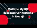 How to connect multiple database in node js