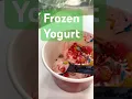 Xander takes on Yogurtland Which toppings do you think he picked