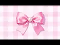 Pink bow aesthetic wallpaper soft girl preppy coquette background