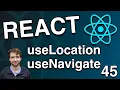 useLocation and useNavigate State Redirect to Previous Page on Login - React Tutorial 45