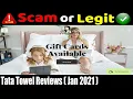 Tata Towel Reviews Jan 2021 - Is It A Genuine Website For Shopping Must Watch