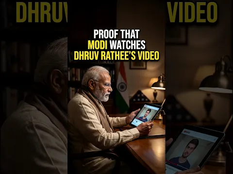 PROOF! That Modi Watches Dhruv Rathee's Video
