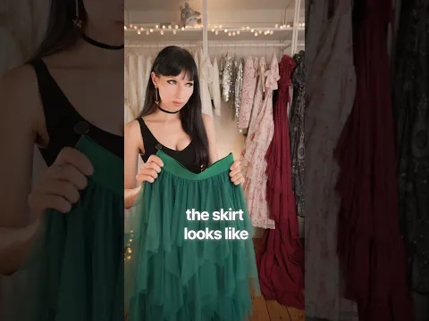 How to style this green mesh skirt as a top #shorts