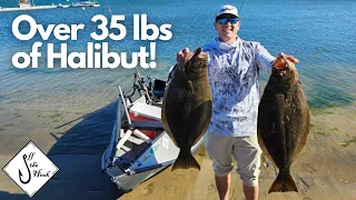 BIG Halibut Limit SMALL Boat Half Moon Bay California