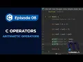 Arithmetic Operators in C C Programming for Beginners