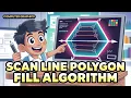 Scan Line Polygon Fill Algorithm Drawing Algorithms Computer Graphics ProfGuru