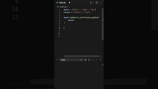 Symmetric Difference Update in Python Sets