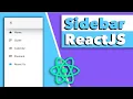Sidebar Menu Tutorial React - Sidebar Navigation React