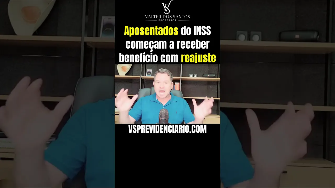 APOSENTADOS DO INSS COMEÇAM A RECEBER BENEFÍCIO COM REAJUSTE