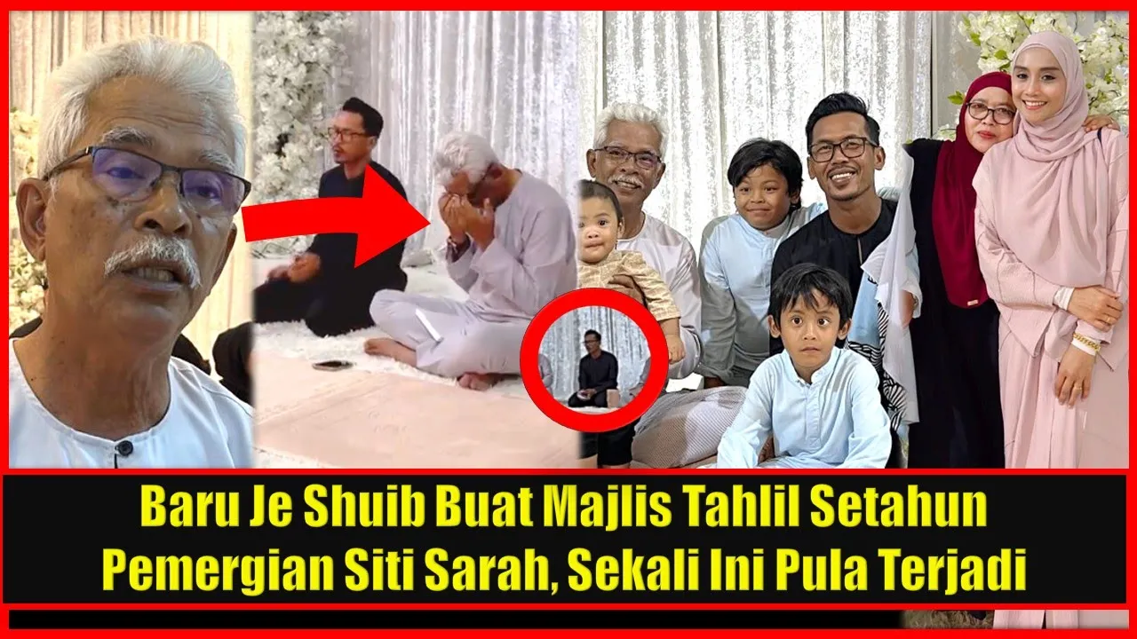 Baru Je Shuib Buat Majlis Tahlil Setahun Pemergian Siti Sarah, Sekali Ini Pula Terjadi
