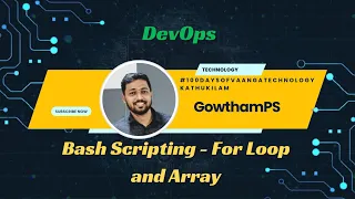 Day 32 - Bash Scripting For Loop Array