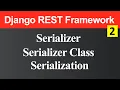 Serializer and Serializertion in Django REST Framework Hindi