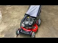 Snapper Easy Speed 21 mower walk around and startup