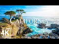 Vliegen over Californië 4K • Diverse landschappen en iconische attracties van de Golden State