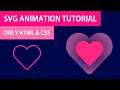 Heart SVG Animation HTML CSS Hover Animation