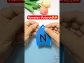 Easy Ramadan home decoration craft idea for kids - islamic kids craft ArasEasyArt