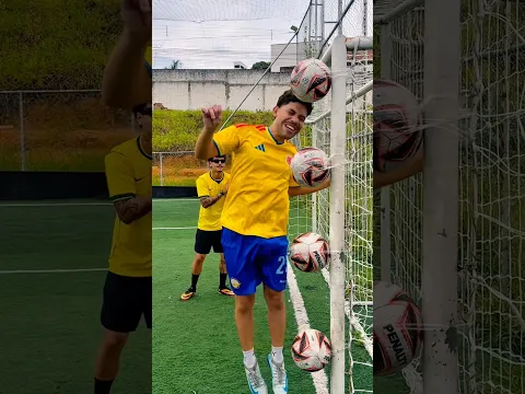 DESAFIO do CABECEIO 😱 #shorts #futebol #soccer