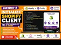 JAMstack eCommerce Tutorial Initialize Shopify Client Lecture 18