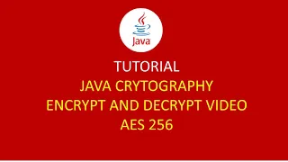 JAVA CRYPTOGRAPHY ENCRYPT AND DECRYPT AES 256 JAVA