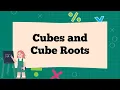 Cubes Cube Roots Maths Mathematics Class 8 Explanation with Questions