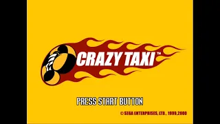 Crazy Taxi Sega Dreamcast Intro Title Screen 