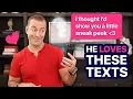 Make Him to CRAVE You 9 SAUCY Texts that Will CAPTIVATE His Attention