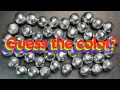 ASMR Clay Cracking - Guess The Color Game No Talking