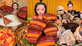 Real Mukbang :) spicy Pork Bellly Soothing Sounds While Enjoying Delicious 먹방 모음이 팅쇼 리얼 사운드 #2134