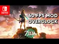 Switch Zelda TOTK 60FPS Mod Overclock Gameplay
