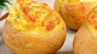 Pommes de terre soufflées🥔| 3 ingrédients : Sans Farine