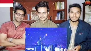 foreigner reacts to jonas blue perfect strangers live at net 4 0 indonesian choice awards 