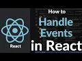 How to Handle Events in React React onClick onChange More Explained for Beginners with Examples