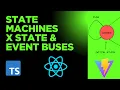 Mastering XState Event Buses and State Machines in React Full Tutorial
