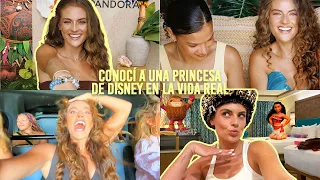 Fui a DISNEY por primera vez y conocí a MOANA 🌊☀️🥹 | VLOG 1