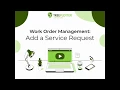 Work Order Management - Add a Service Request