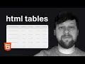 Use HTML Tables to Display Data