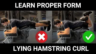 Build Your Legs Lying Hamstring Curl Tutorial Beginner s Guide to Gym Machines