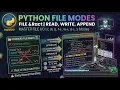 AI-Topic041 File Modes in Python Read Write Append File Handling in Python AI