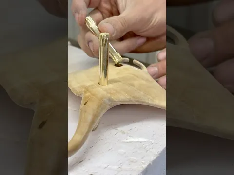 I Carved A Manta Ray Sculpture!  #woodworking #sculpture