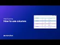 How to use columns in Smartsheet