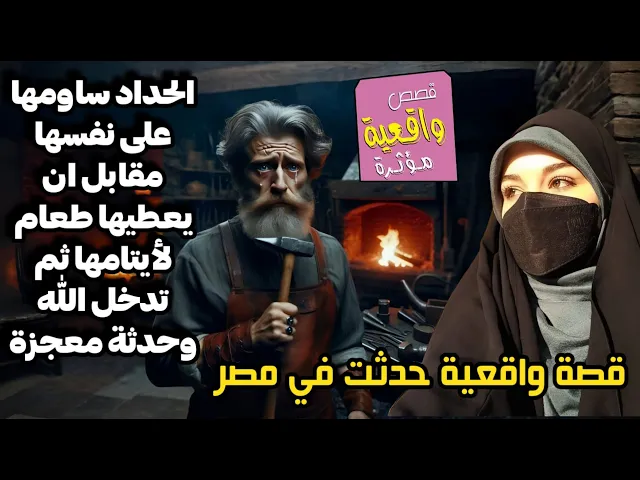 ⁣قصة رجل يعمل حداد ساوم امرأة ارملة على نفسها مقابل ان يعطيها طعام لأيتامها ثم تدخل الله وحدثت معحزة