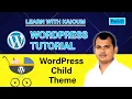 WordPress Bangla Tutorial Wordpress Child Theme A to Z