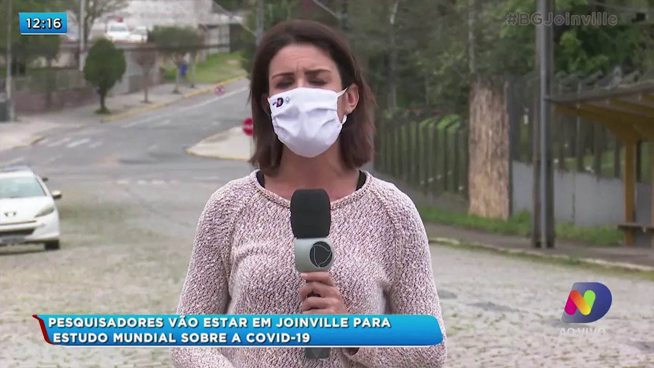 Pesquisadores vão estar em Joinville para estudo mundial sobre a COVID-19