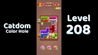 Catdom Color Hole Level 208 Screenshot