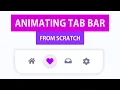 Animating Tab Bar HTML CSS JS Tutorial