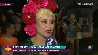 Joinville vive noite mágica com desfile natalino cheio de brilho e novas atrações