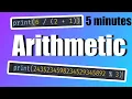 Arithmetic 5 Minute Roblox Studio Scripting Tutorial Part 6