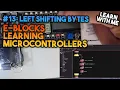 Left Shifting Bytes - Learning Microcontrollers with EBlocks Flowcode