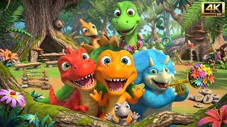 Brave T-Rex First Day at Dino School 🦖🎒 Singing Surprise Wins Friends | BST Dino Adventure